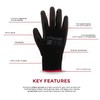 Straame Pack of 12 or 24 Black Safety Work Gloves,