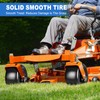 2 Pack 11x6.00-5" Flat Free Tire,Solid Rubber Lawn Mower Tires