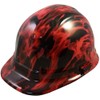 Texas America Safety Company Burning Flames Cap Style Hydro Dipped