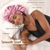 YANIBEST Satin Bonnet Silk Bonnet for Sleeping Double Layer Ajustable