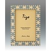 Tizo 4" X 6" Blue and White Tile Wooden Frame,