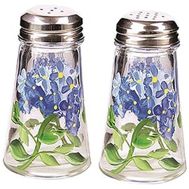 Grant Howard Tapered Salt and Pepper Shaker Set, 3.4 ounces, Blue