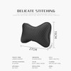 SENYAZON Memory Foam Car Neck Pillow, Car Soft PU Leather