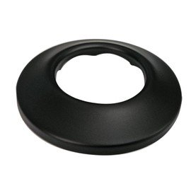Westbrass R406-62 1-1/2" OD Opening x 2-1/2" OD Exterior Diameter Low Pattern Sure Grip Flange, Matte Black