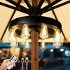 Patio Outdoor Umbrella Lights, Rechargeable Battery Cordless Umbrella Light with