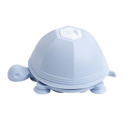 Cute Earbuds Holder Case Cord Wrap Earphone Tangle-Free Cable Turtle Organizer Headphone Storage Accessories Headset Winder Hang Case (Blue)