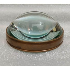 Vintage Desk Magnifier Glass Paperweights Antique Brass Desk Magnifier