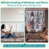 19.7 Ft V-Shape Weather Stripping Door Seal Strip,Self Adhesive Foam