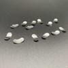 100 piezas dentales de 35 μm de metal contorneado seccional