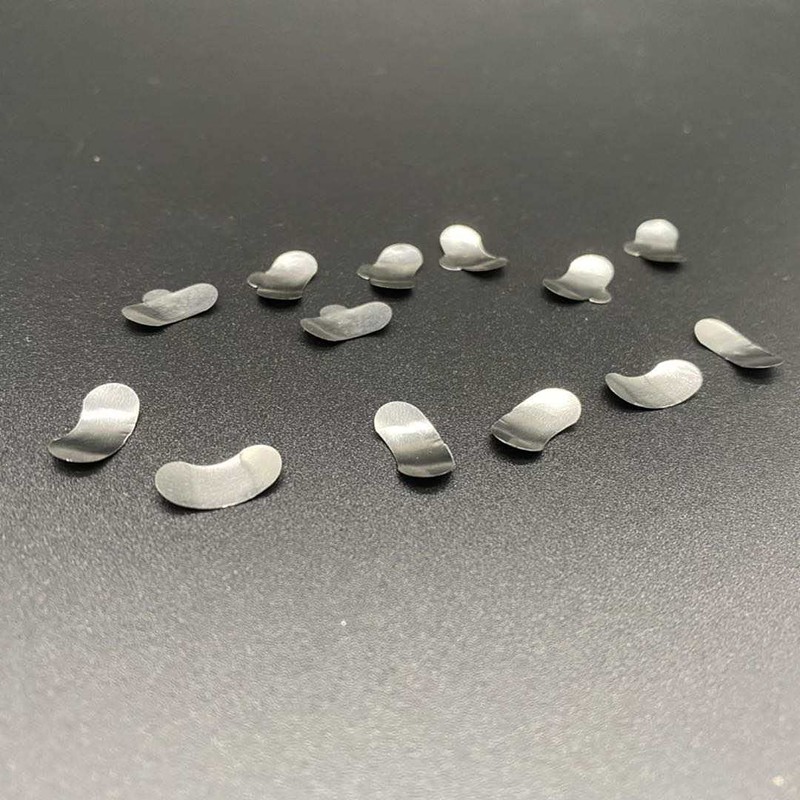 100 piezas dentales de 35 μm de metal contorneado seccional