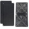 DC HOUSE 20W Solar Fan Powered Exhaust Fan for Chicken