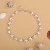 Starfish Necklace Beaded Choker Necklace Summer Necklace Beach Ocean Jewelry