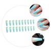 Mikinona 20pcs Matte Gradient Fake Nails Art Stickers Manicure Nail