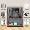 Design Portable Closet Wardrobe Clothes Rack Storage Organizer Shelf Bedroom