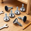 twinklemon 8PCS Heavy Duty Leveling Feet Carbon Steel Adjustable Leveling