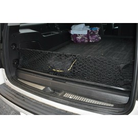 EACCESSORIES EA Trunk Organizer Cargo Net for GMC Yukon & Yukon XL 2015–2025 –Envelope Style Cargo Net for SUV–Premium Mesh Car Trunk Organizer Vehicle Carrier Storage–Compatible with Yukon & Yukon XL