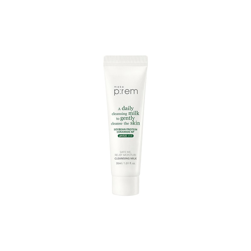 Make Pream 세이프 미 릴리프 모이스처 클렌징 밀크 30ml, 1개