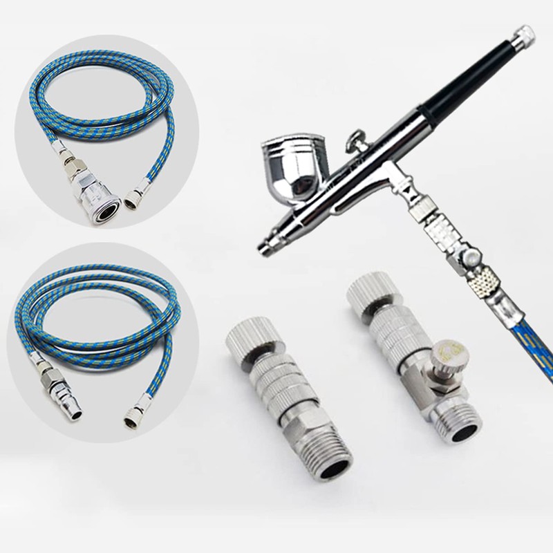 16PCS Airbrush Adapter Set Includes 12PCS Airbrush Adapter Kit Fitting