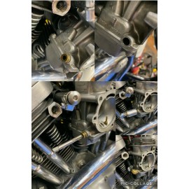 Aftermarket Fuel Inlet Fitting Kit Keihin CV Harley-Davidso