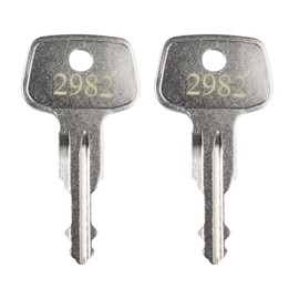 2982 X-Cargo Roof Rack Key,XCargo Luggage Roof Key Karrite Ski Bike xcargo Carrier Skyline Sportrack XL,Replacement Keys for Sears XCargo Karrite SportRack Carriers(Code 2982-2 pcs)