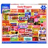 White Mountain Puzzles Candy Wrappers - 1000 Piece Collage Jigsaw