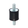 A ABSOPRO Pack of 4 M5 anti-vibration rubber insulator brackets,