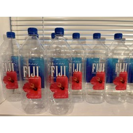 FIJI Water Lot Of 12 EMPTY FIJI Natural Artesian Water Plastic Bottles, 1.5 Liter For Reuse
