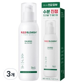 Dr.G Red Blemish for Men Soothing All-in-One, 150ml, 3 pcs / 닥터지 레드 블레미쉬 포 맨 진정 올인원, 150ml, 3개