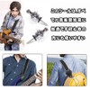 YAARUJEE Guitar Strap Lock, Metal, Set of 4, Silver Detachable