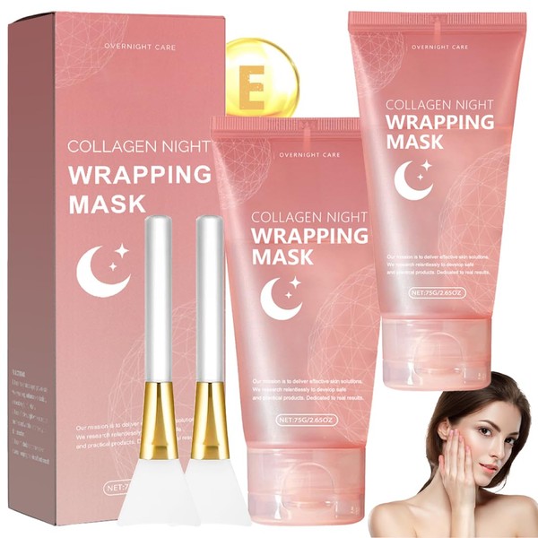 Collagen Night Wrapping Mask, Collagen Mask Overnight, Collagen Overnight Wrapping