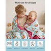 Bamboo Viscose Soft Baby Blankets for Girls Boys 47"*47",Rainbow