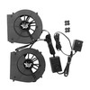 Coolerguys Dual Blower Fan Component Cooler with Manual Speed Control