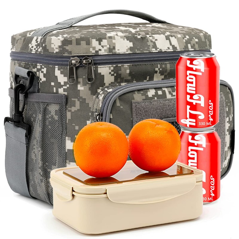FlowFly Tactical Lunch Bag Large Insulated Lunch Box Cooler Tote
