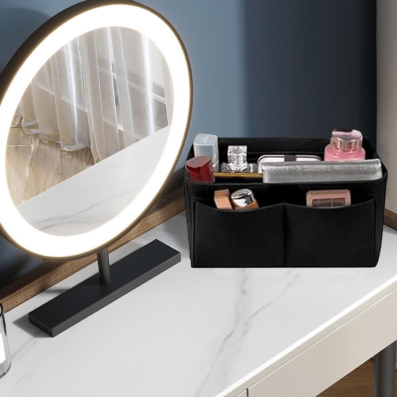 AWAVM Bag Organizer Insert - Multi-Pocket Felt Liner for Handbags,