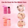 4 Pcs Milk Jelly Blush Stick, Long Lasting 3 in