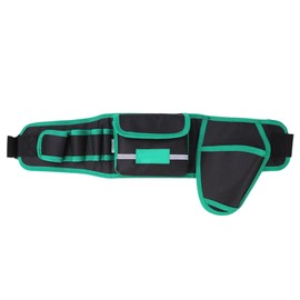 Hardware Tool Bag Large Capacity Waterproof Oxford Cloth Electrician Tools Storage Bag for Electric Drill 4 Holes Fanny Pack 560 X 190mm / 22 X 7.5in