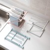 Worktop Towel Rack, Freestanding Towel Stand with Four Rails Vertical