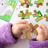 Dewocke Wooden Jigsaw Puzzles for Kids Age 2-5, Set of