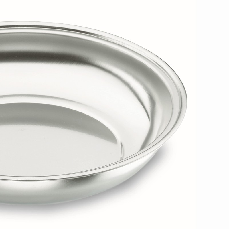 Lacor 61122 Camping Plate, Deep 22 cm, Silver