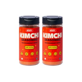 HOXY Journey of Korea Kimchi Seasoning Mix 3.5 oz - ORIGINAL Spicy Seasoning Mix, Rich in Probiotics, Vegan, Gluten Free, NON- GMO, BBQ Dry Rub for Any Meat, Seafood & Vegetables (3.5Oz (Pack of 2))