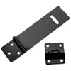 MerriwayÂ® BH01734 Light Safety Hasp and Staple Japanned, 75mm (3 inch) - Black