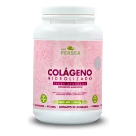 A&G Persea / Colágeno Hidrolizado sabor Arándano - 1.2 kg en polvo - Con extracto de aguacate, omega 3, biotina, ácido hialuronico, vitaminas y minera