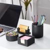 Set of 4 Modern Concrete Desk Accessories for Office Decor