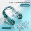 Portable Bladeless Neck Fan for Hands-Free Cooling – 5-Speed USB