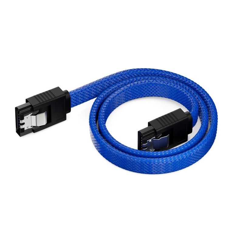 deleyCON 3 x 50 cm SATA 3 Nylon Cable Set