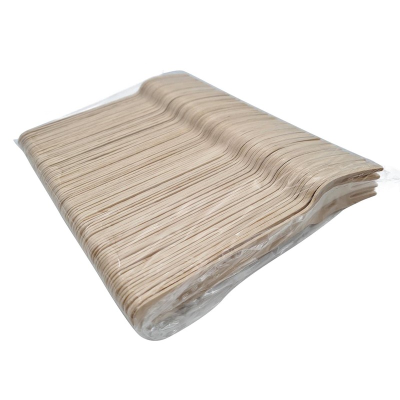 Wooden Forks Biodegradeable & Disposable Pack of 100
