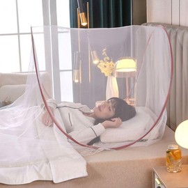 One-Touch Outdoor Camping Foldable Dome Mosquito Net Canopy Single Option