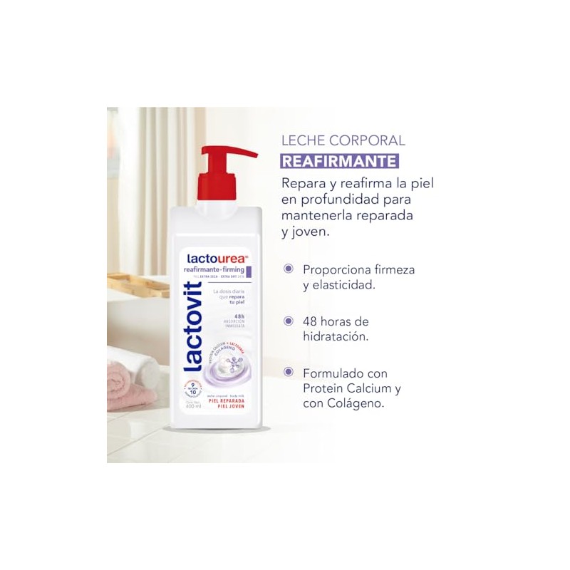 CREMA CORPORAL REAFIRMANTE LACTOVIT LACTOUREA F 400ML