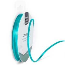 Vaessen Creative Satin Ribbon, 301002-1021, turquoise, 3mm