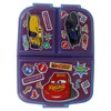 OM SUPPLIES Cars Reusable Sandwich Lunch Box 3 Multi Compartment